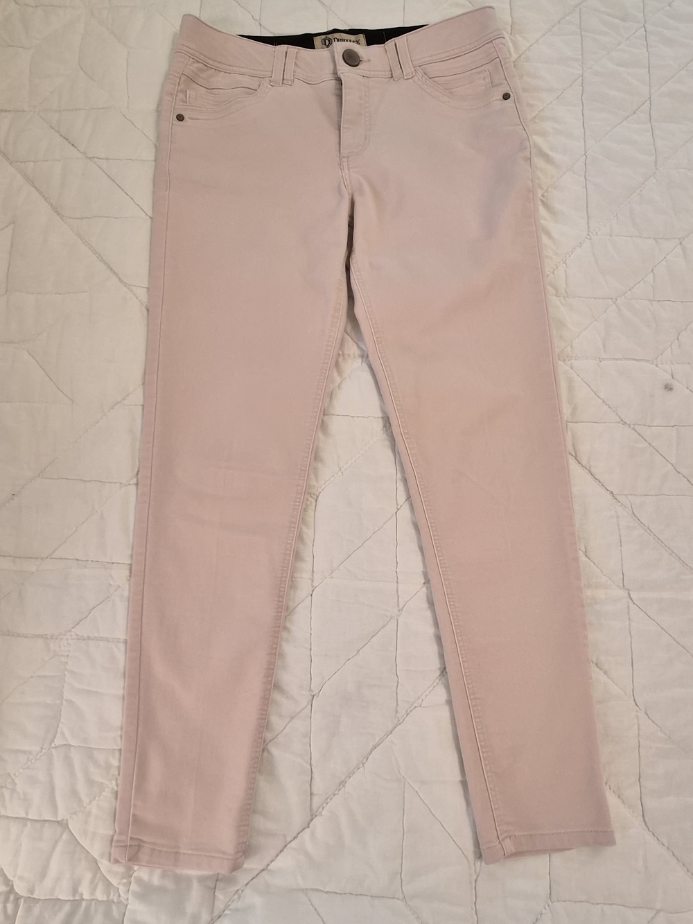 Democracy 'Ab Tech' Skinny Jeans Dusty Rose Colored w/ Comfort Waistband -Size 8